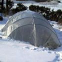 how to build a winter pond cover