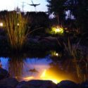 install LED pond lighting system