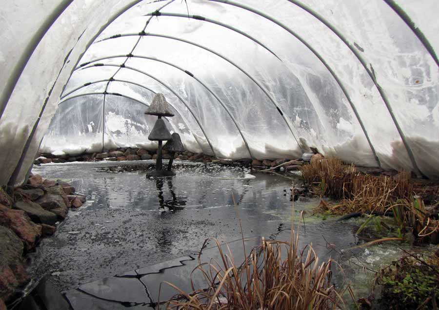 Winter Pond Cover - Hydrosphere Water Gardens