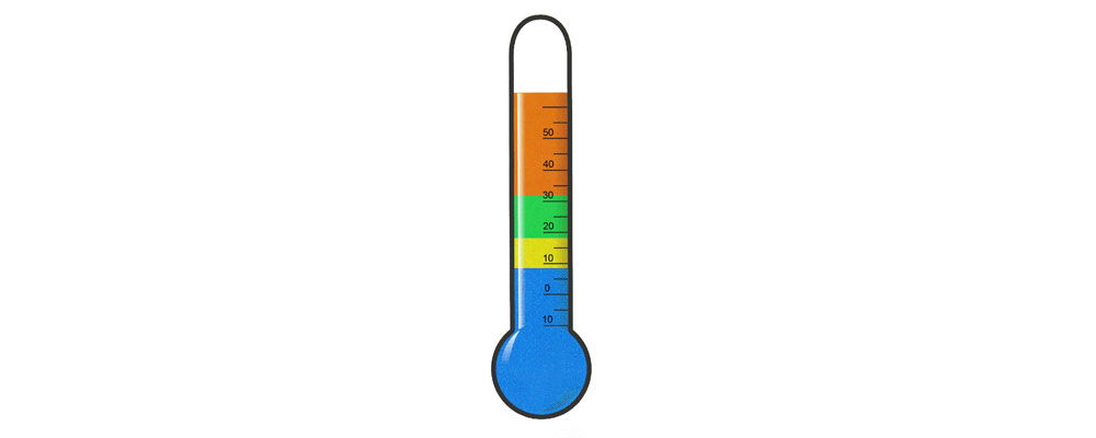 pond feeding thermometer