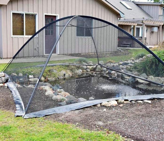 deluxe pond tent cover net