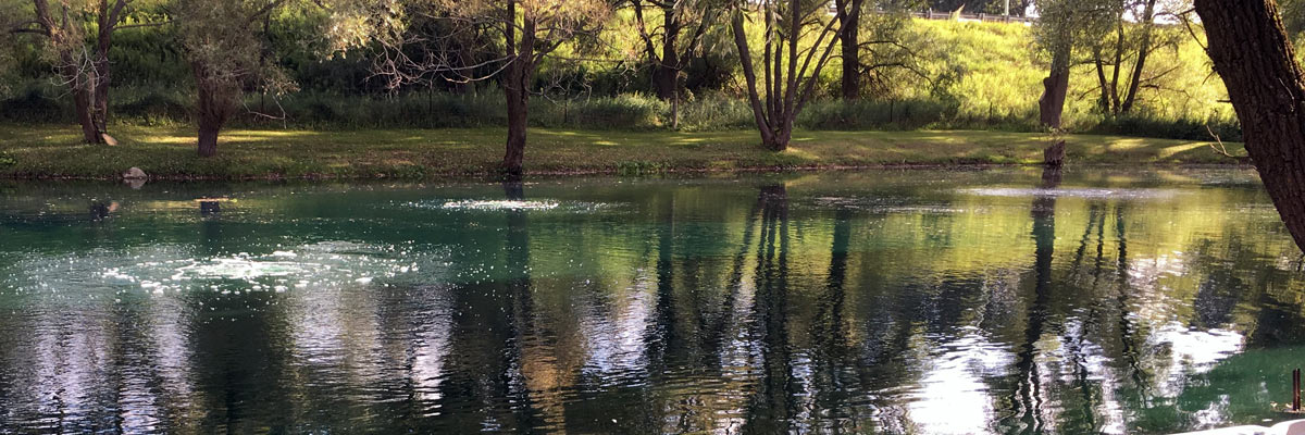 Large Pond Aeration System Installed