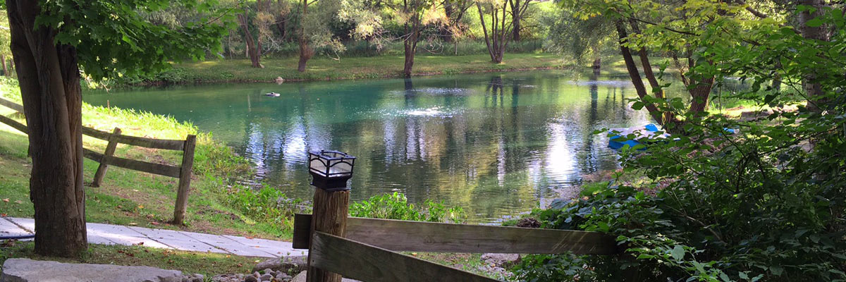 Large Pond Aeration System Installation