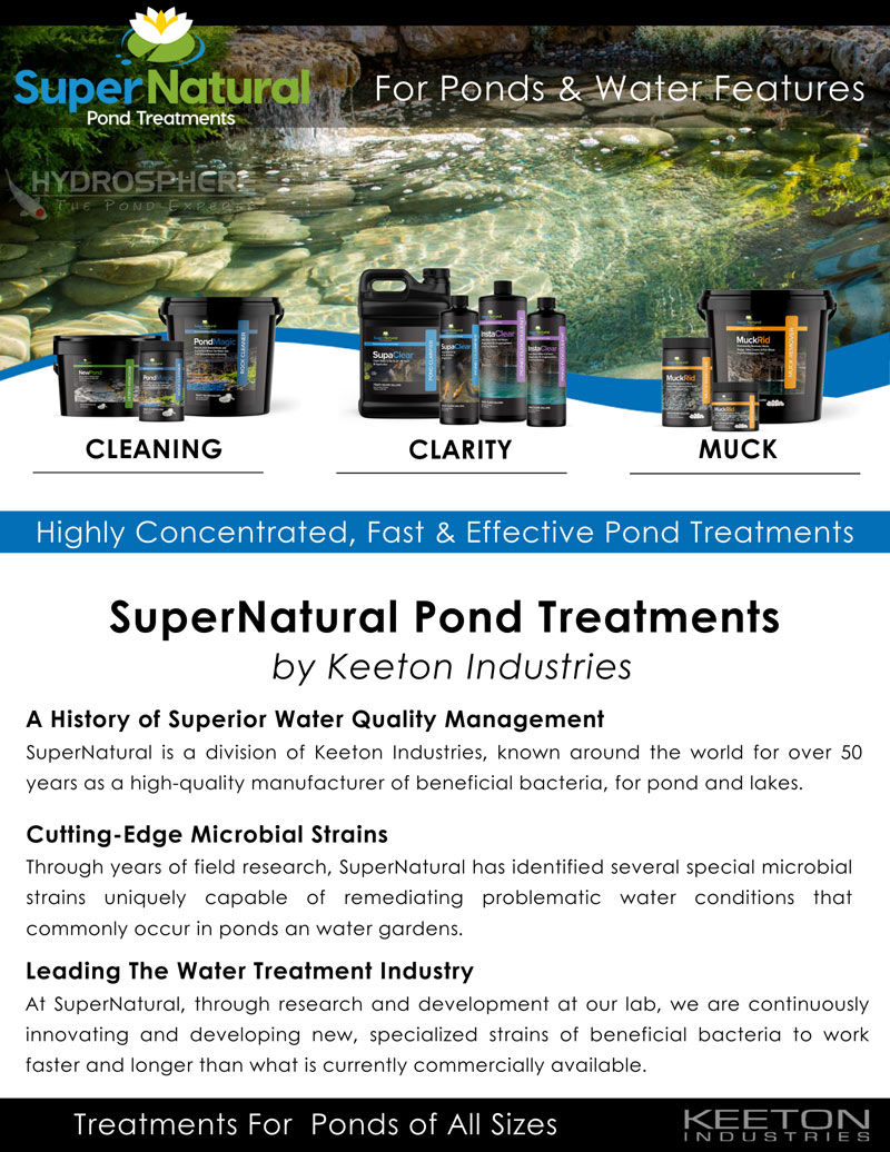 SuperNatural Pond Treatments by Keeton Industries