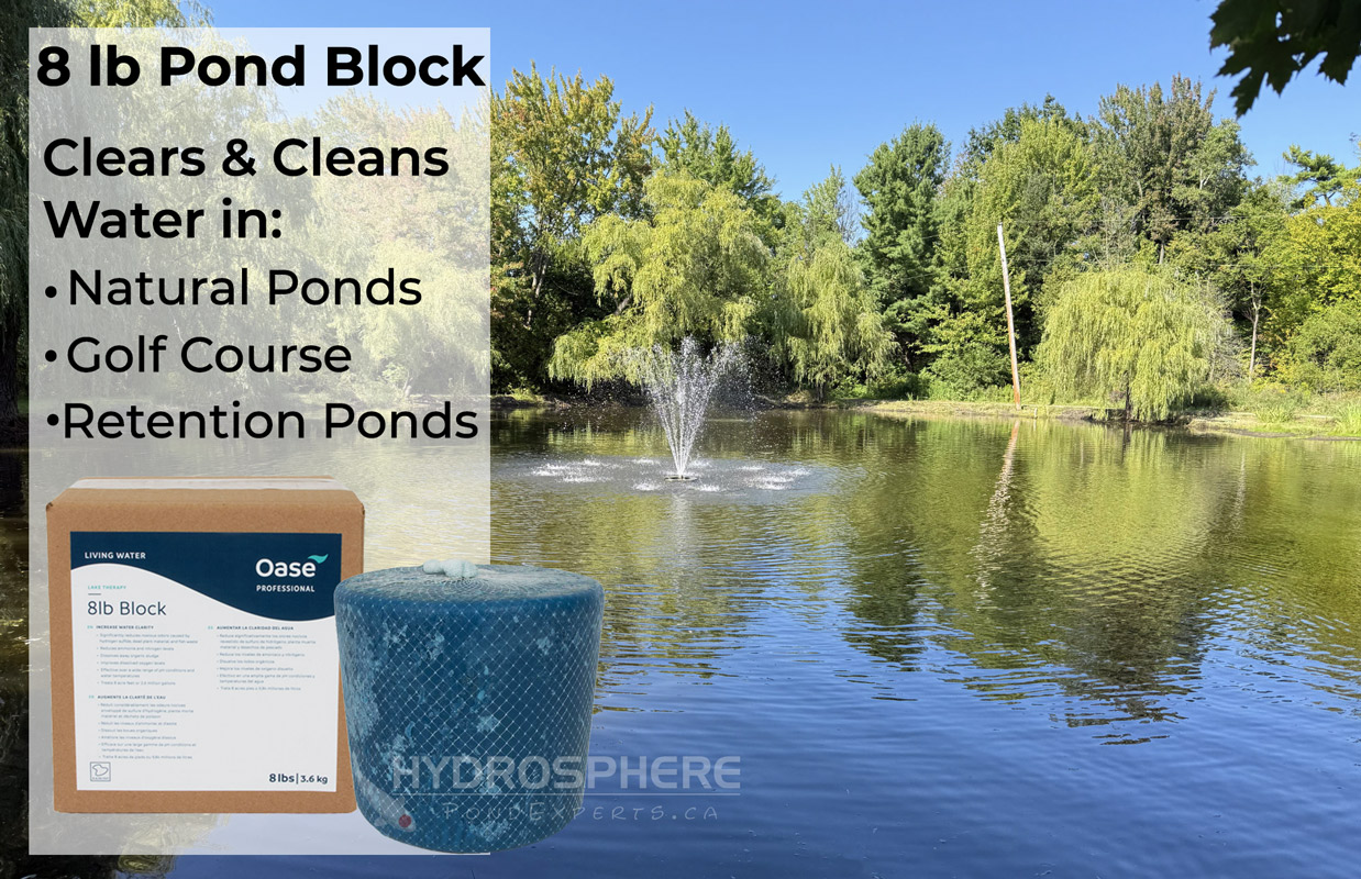 8 lbs pond block uses